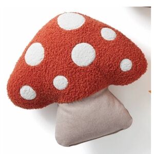 Harvest Sinature Mushroom Shaped Accent Throw Pillow